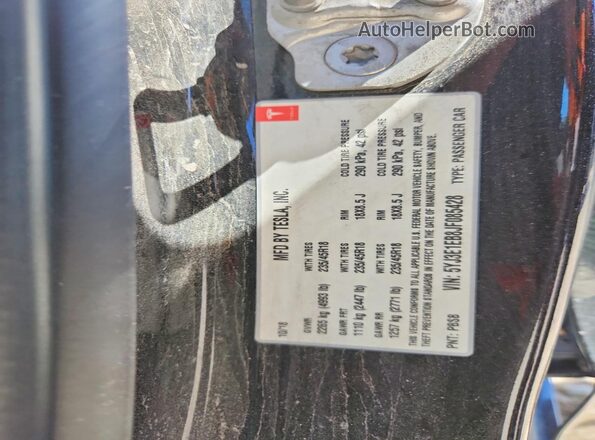 5YJ3E1EB8JF085428 2018 TESLA MODEL Black Engine compartment view