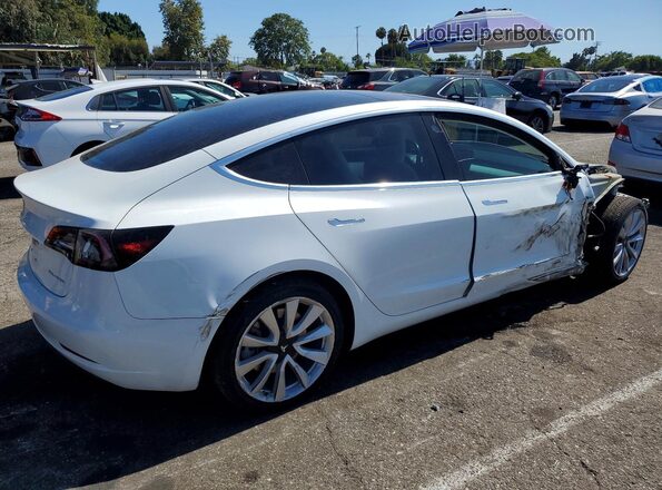 5YJ3E1EB8JF135552 2018 TESLA MODEL White უკანა მარჯვენა