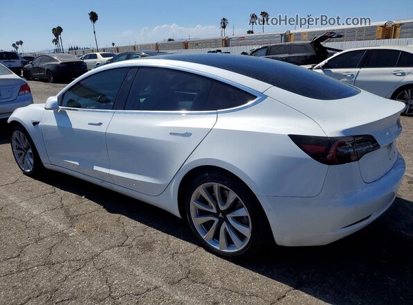 5YJ3E1EB8JF135552 2018 TESLA MODEL White უკანა მარცხენა