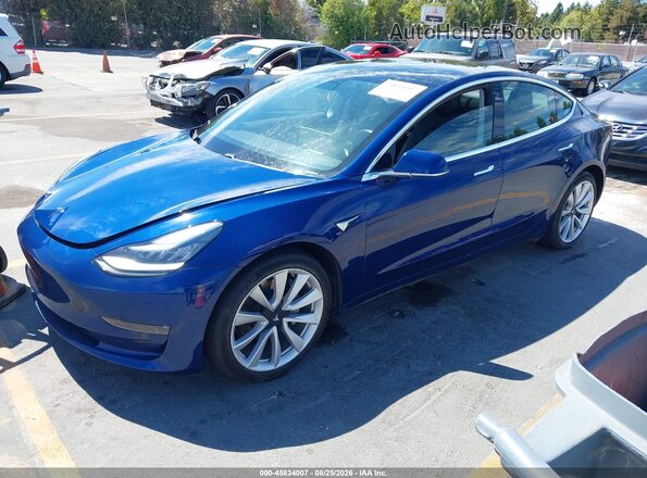 5YJ3E1EB8KF197504 2019 TESLA MODEL 3 Blue Przód lewy