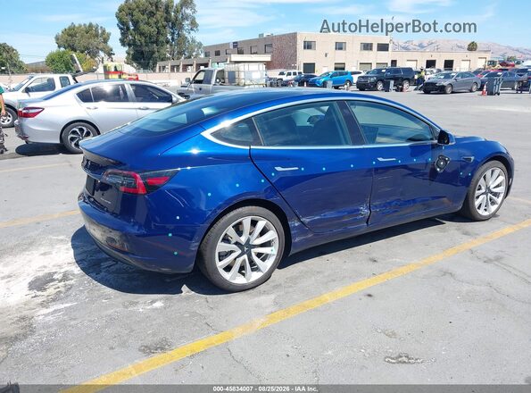 5YJ3E1EB8KF197504 2019 TESLA MODEL 3 Blue Tył prawy