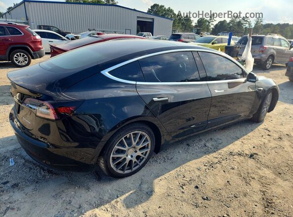 5YJ3E1EB8KF413268 2019 TESLA MODEL Black Rear right