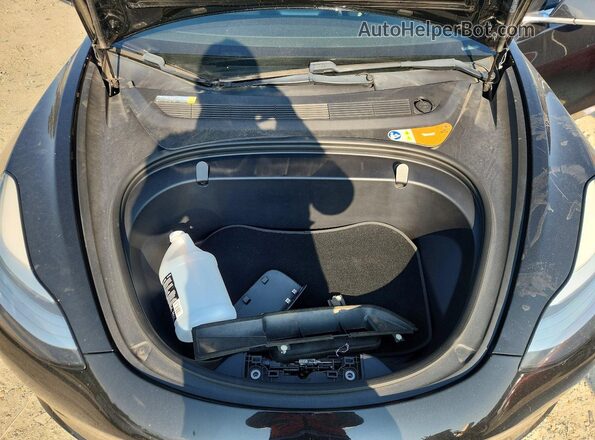 5YJ3E1EB8KF413268 2019 TESLA MODEL Black Rear interior view