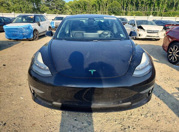 5YJ3E1EB8KF413268 2019 TESLA MODEL Black Front view