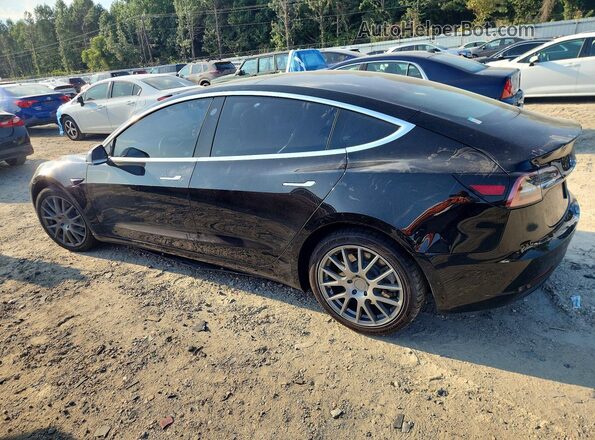 5YJ3E1EB8KF413268 2019 TESLA MODEL Black Rear left