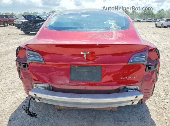 5YJ3E1EB8KF421791 2019 TESLA OTHER Красный Вид сзади