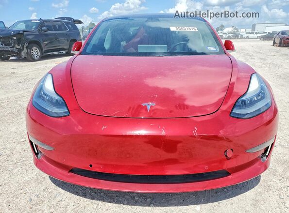 5YJ3E1EB8KF421791 2019 TESLA OTHER Красный Вид спереди