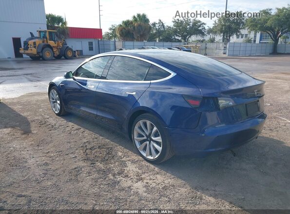 5YJ3E1EB8LF796050 2020 TESLA MODEL 3 Синий Задняя левая четверть