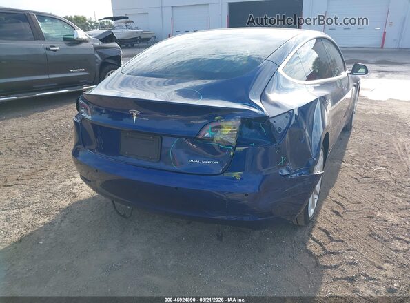 5YJ3E1EB8LF796050 2020 TESLA MODEL 3 Синий Вид спереди