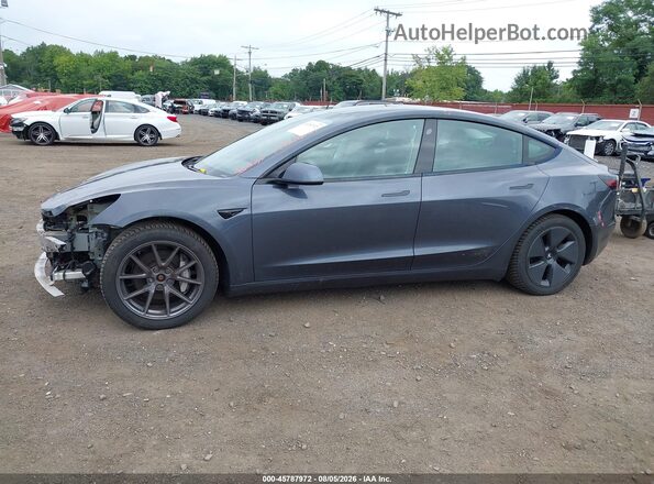 5YJ3E1EB8MF849119 2021 TESLA MODEL 3 Gray Widok wnętrza 360 stopni
