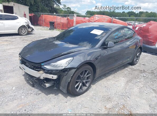 5YJ3E1EB8MF853185 2021 TESLA MODEL 3 Gray Przód lewy
