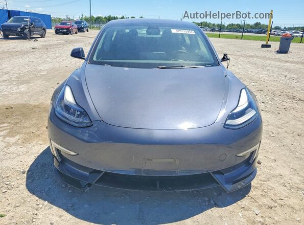 5YJ3E1EB8NF186426 2022 TESLA MODEL Gray Vista frontal