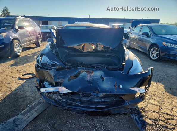 5YJ3E1EB8NF203063 2022 TESLA MODEL Черный Вид спереди