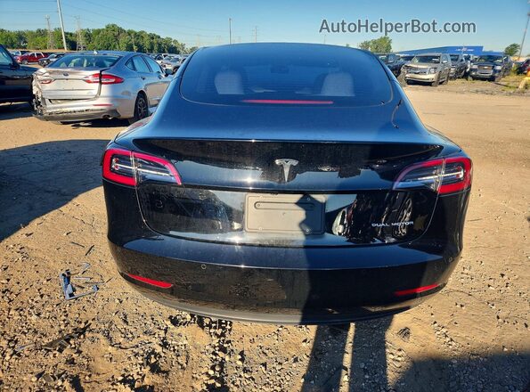 5YJ3E1EB8NF203063 2022 TESLA MODEL Черный Вид сзади
