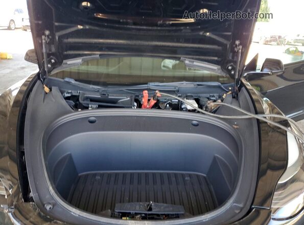 5YJ3E1EB8NF245717 2022 TESLA MODEL Black Rear interior view