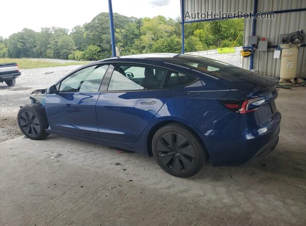 5YJ3E1EB8RF724595 2024 TESLA MODEL Blue წინა მარჯვენა