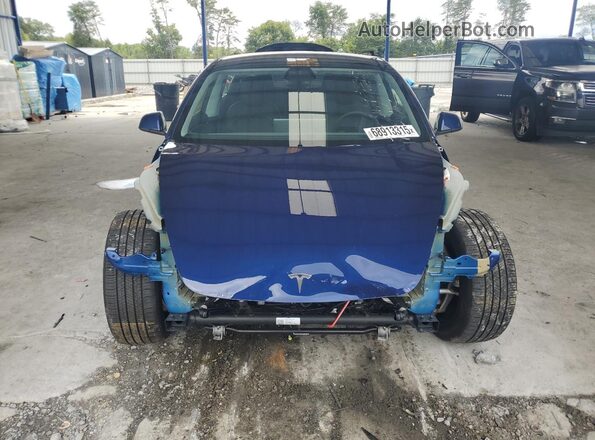 5YJ3E1EB8RF724595 2024 TESLA MODEL Blue ძრავის განყოფილების ხედი