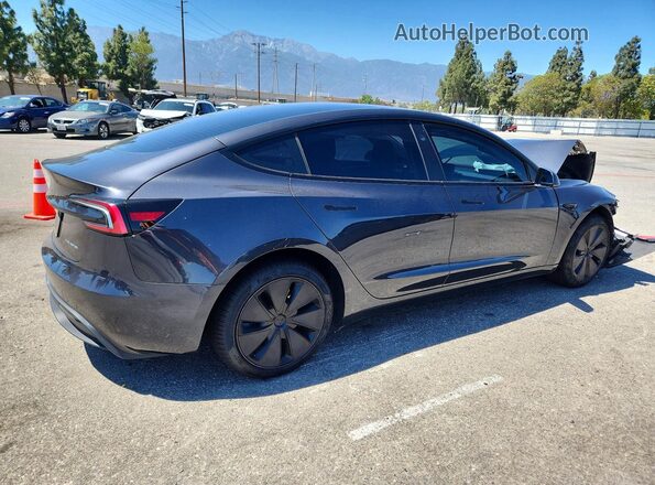 5YJ3E1EB8RF732633 2024 TESLA MODEL Charcoal Rear right