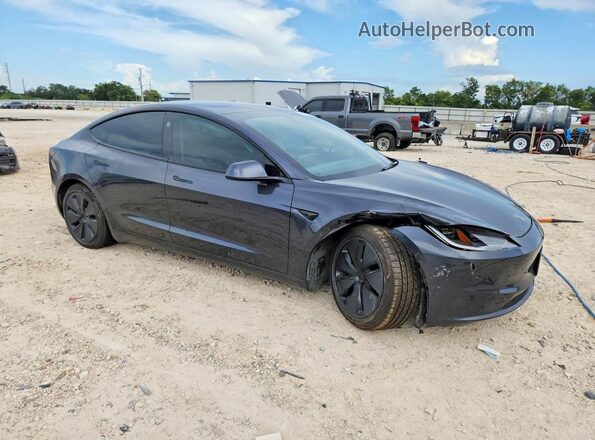 5YJ3E1EB8RF748590 2024 TESLA MODEL Угольный Передняя правая четверть