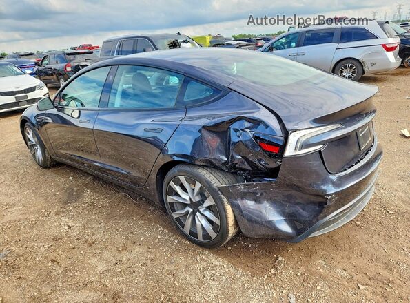 5YJ3E1EB8RF819559 2024 TESLA MODEL Black Rear left