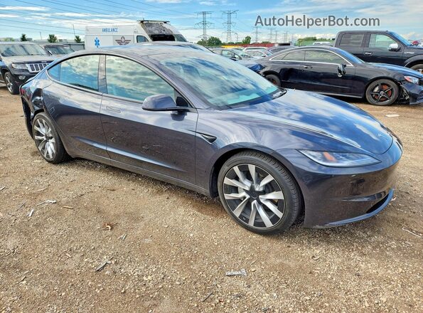 5YJ3E1EB8RF819559 2024 TESLA MODEL Black Front right
