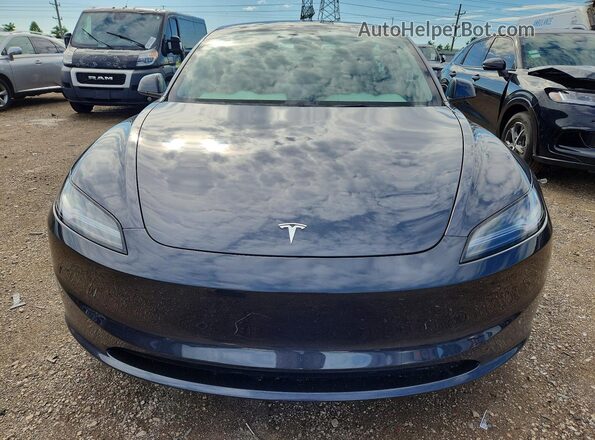 5YJ3E1EB8RF819559 2024 TESLA MODEL Black Front view