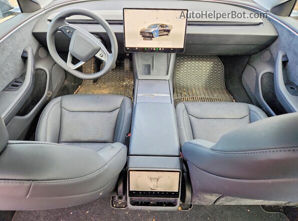 5YJ3E1EB8RF819559 2024 TESLA MODEL Black Dashboard view
