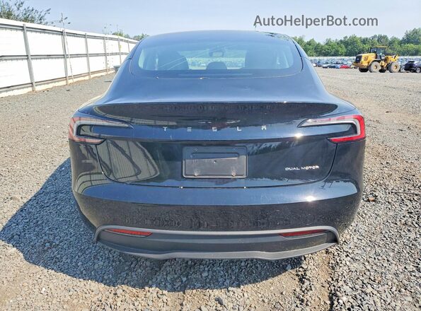 5YJ3E1EB8RF836779 2024 TESLA MODEL Черный Вид сзади