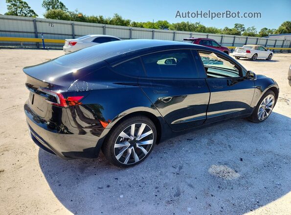 5YJ3E1EB8TF183328 2026 TESLA MODEL Black უკანა მარჯვენა