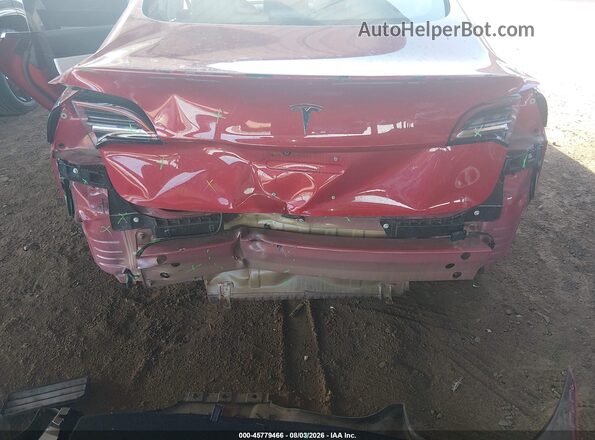 5YJ3E1EB9JF075216 2018 TESLA MODEL 3 Red Դիմացի տեսք