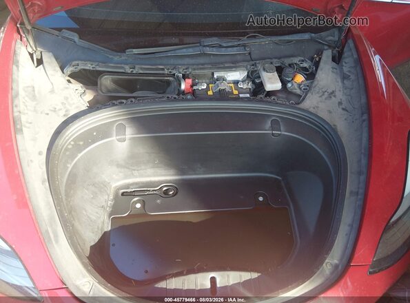 5YJ3E1EB9JF075216 2018 TESLA MODEL 3 Red Հետևի տեսք