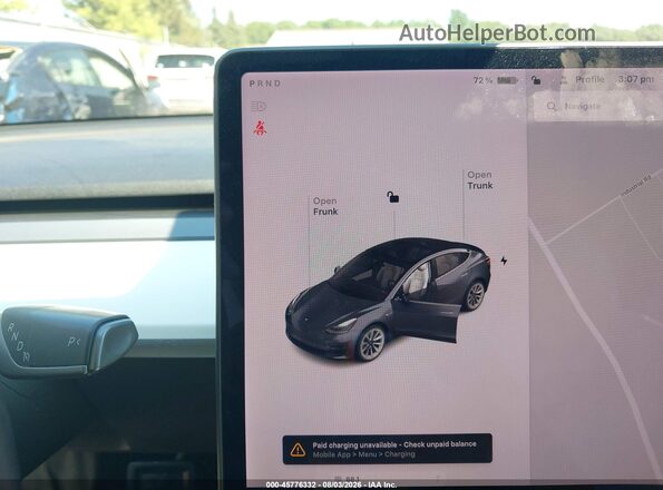 5YJ3E1EB9JF097121 2018 TESLA MODEL 3 Серый Вид задних сидений