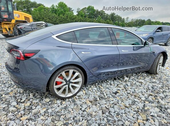 5YJ3E1EB9KF237458 2019 TESLA MODEL Charcoal უკანა მარჯვენა