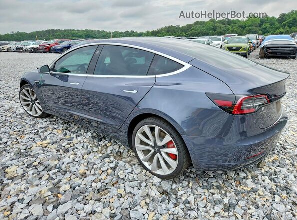 5YJ3E1EB9KF237458 2019 TESLA MODEL Charcoal უკანა მარცხენა