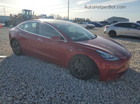 5YJ3E1EB9KF364856 2019 TESLA MODEL Red Առջևի աջ
