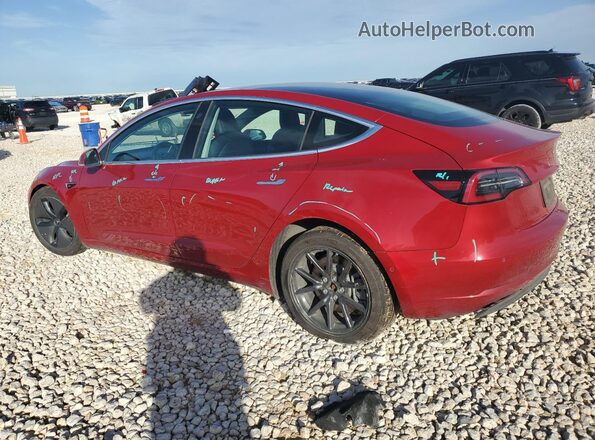 5YJ3E1EB9KF364856 2019 TESLA MODEL Red Հետևի ձախ