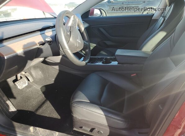 5YJ3E1EB9KF364856 2019 TESLA MODEL Red Սալոնի դիմացի տեսք