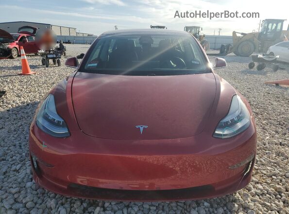 5YJ3E1EB9KF364856 2019 TESLA MODEL Red Դիմացի տեսք