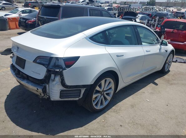 5YJ3E1EB9KF407009 2019 TESLA MODEL 3 White Tył prawy