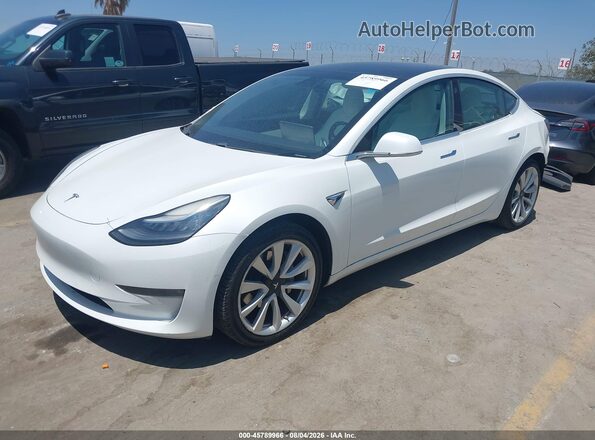 5YJ3E1EB9KF407009 2019 TESLA MODEL 3 White Przód lewy