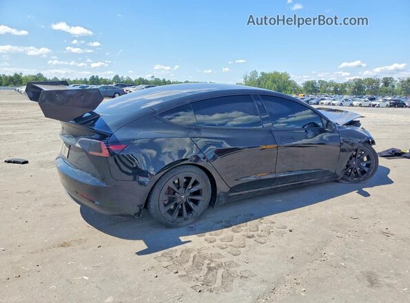 5YJ3E1EB9MF046352 2021 TESLA MODEL Black Trasero derecho
