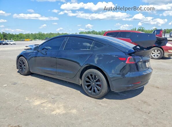 5YJ3E1EB9MF046352 2021 TESLA MODEL Black Trasero izquierdo