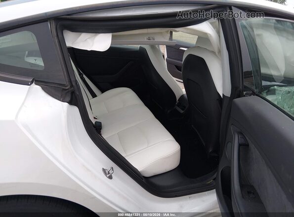 5YJ3E1EB9MF073406 2021 TESLA MODEL 3 Белый Вид наклейки с VIN-кодом
