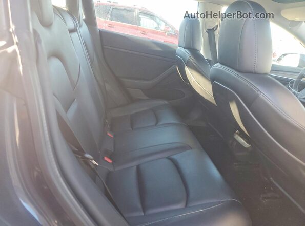 5YJ3E1EB9MF088505 2021 TESLA MODEL Blue უკანა სავარძლების ხედი