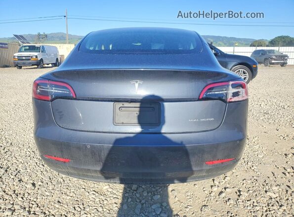 5YJ3E1EB9MF088505 2021 TESLA MODEL Blue უკანა ხედი