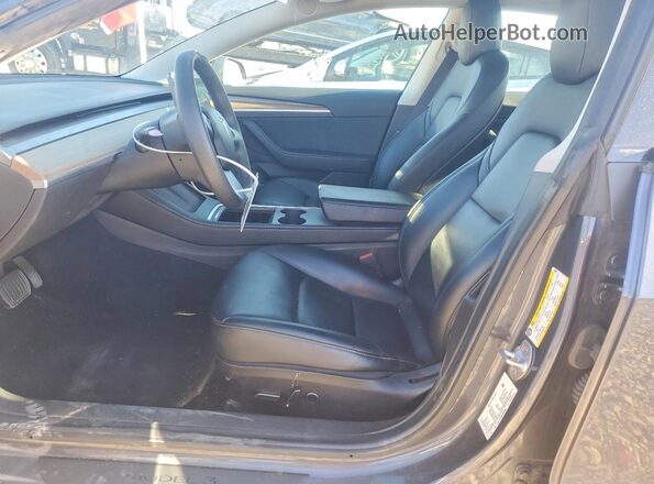 5YJ3E1EB9MF088505 2021 TESLA MODEL Blue წინა სალონის ხედი