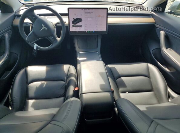 5YJ3E1EB9MF853227 2021 TESLA MODEL Gray Dashboard view