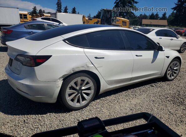 5YJ3E1EB9NF204027 2022 TESLA MODEL White Trasero derecho