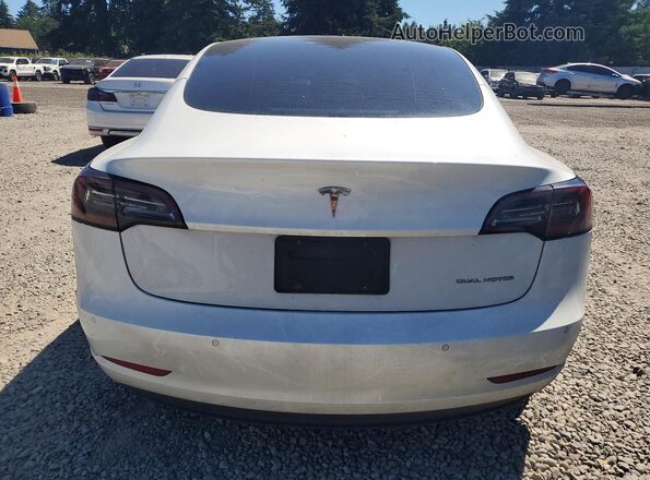 5YJ3E1EB9NF204027 2022 TESLA MODEL White Vista trasera