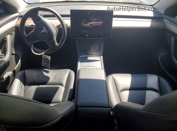 5YJ3E1EB9NF204027 2022 TESLA MODEL White Vista del salpicadero